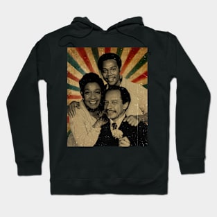 The Jeffersons Family -  - Photo Vintage Retro Look Fan Design Hoodie